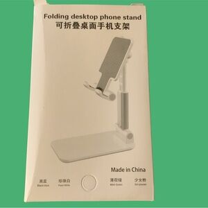 Folding Desktop Phone Stand. Great for phones, iPad and more! NEW!